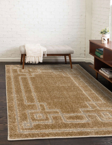 Alfombra Beige Modern Texturada Griega Mod2 200x250 Kreatex