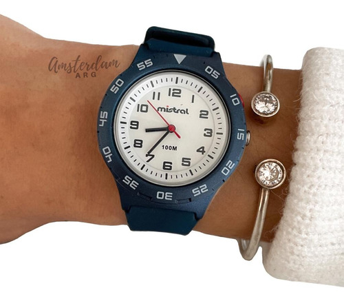 Reloj Mistral Unisex Modelo Lax-aal  Sumergible Luz Garantia