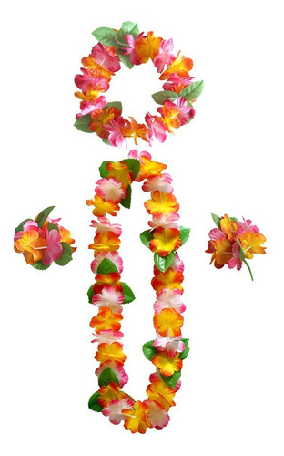 Axz Collar De Guirnaldas Hawaianas, Artículos Para Fiestas