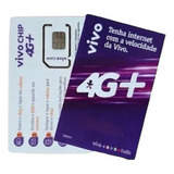 Kit 2 Chip Vivo 4g Pré Pago Qualquer Ddd Do Brasil 11 Ao 99