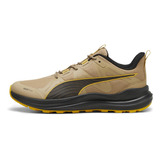 Zapatilla Puma Reflect Lite Trail Cafe Hombre