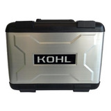 Baul Trasero Top Case Para Moto Kohl K-40 Plata Expandible