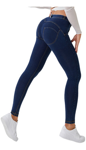 Jeans Ajustados Para Mujer Con Realce De Cadera