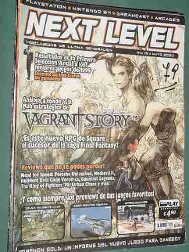 Revista Next Level 16 Vagrant Story Rpg Square Final Fantasy