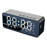 Reloj Digital J Con Altavoz Bluetooth, Despertador Y Doble