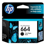 Cartucho De Tinta Hp 664 Negra