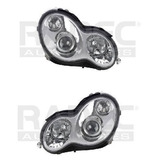 Par Juego Faros Mercedes Benz Clase C 2003 - 2005 C/lupa Sxc