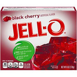 Gelatina - Mezcla De Gelatina De Cereza Negra Jell-o (cajas 