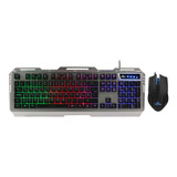 Kit Teclado Y Mouse Yeyian Gaming Led Ykp-20706