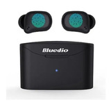 Auriculares Bluetooth Inalámbricos Bluedio T-elf 2, Color Negro, Color Azul Claro