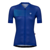 Jersey Ciclismo Gw Sport 75 To 25 Azul Mujer