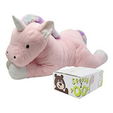 Peluche De Unicornio De Felpa Gigante Comprimido 