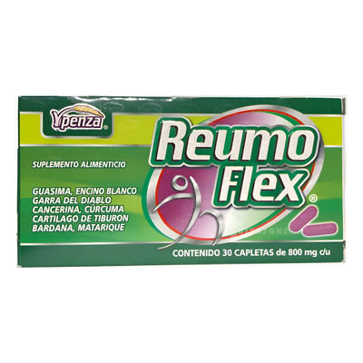 Reumoflex Verde 30 Capletas De 800 Mg Ypenza. | MercadoLibre