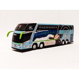 Miniatura Ônibus Viação Garcia Cabine Cama New G7 Dd 4 Eixos