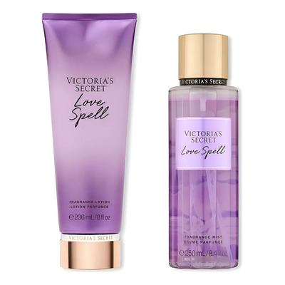 Victoria's Secret Love Spell Body Mist Y Crema Corporal Floral Frutal 236 Ml