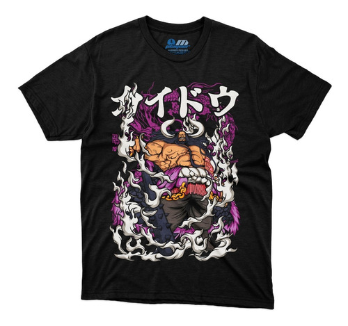 Playera One Piece Anime Luffy Monkey Gear 5 Mugiwaras Kaido