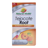 Raiz De Tejocote Natural Vitality 50 Caps 500 Mg Original