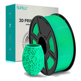 Rollo Filamento Pla Premium Verde Para Impresora 3d Sunlu