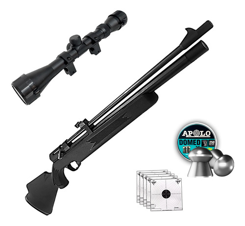 Rifle Pcp Swat Airguns Pr900 Regulado 5,5 Mm + Mira 