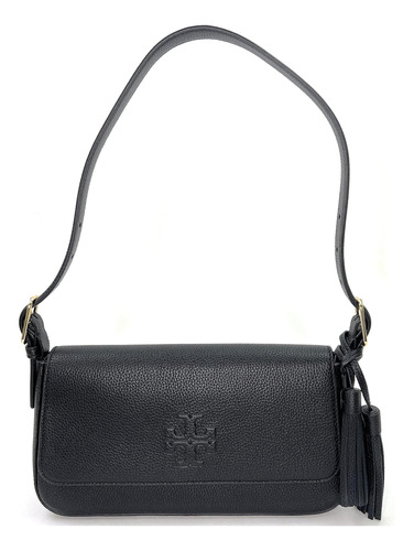 Bolso De Hombro Con Solapa Emerson De Tory Burch (negro)