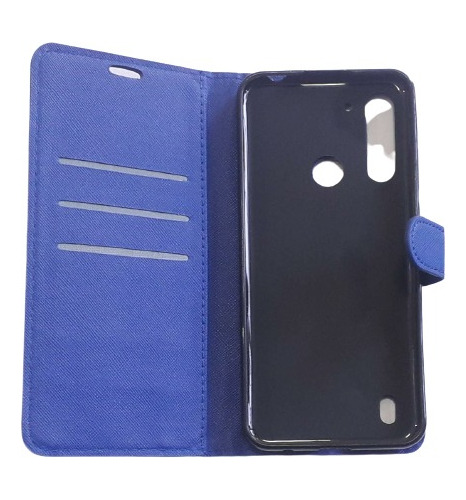 Funda Flip Cover Para Motorola G8 Power Lite Billetera Libro