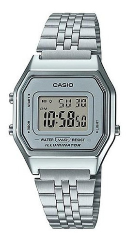 Relogio Casio Feminino Vintage Prata Tamanho Mini Original