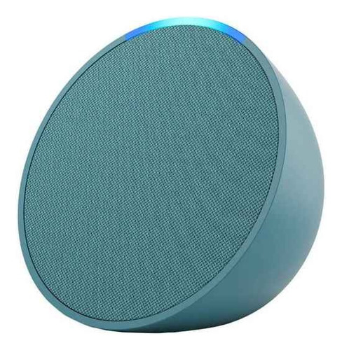 Alexa Echo Pop Parlante Control De Voz Color Verde Azulado 