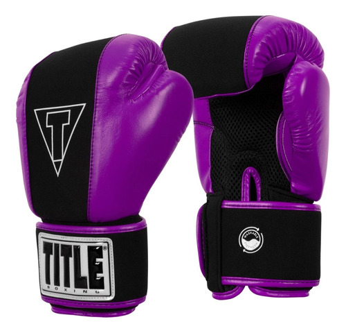 Guantes Box Title Gel Fitness Lavable Morado Palomares Fpx