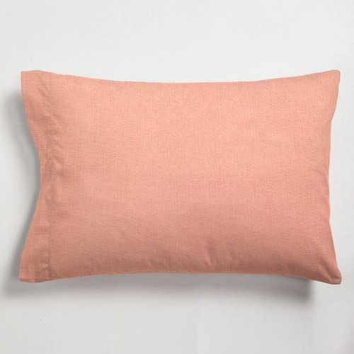 Funda De Almohada Arredo Queen Size Lisa Es Color Rosa Claro