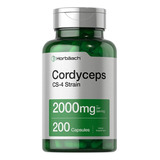 Cordyceps Sinensis 2000 Mg X 200 Capsulas - Horbaach Sabor Sin Sabor