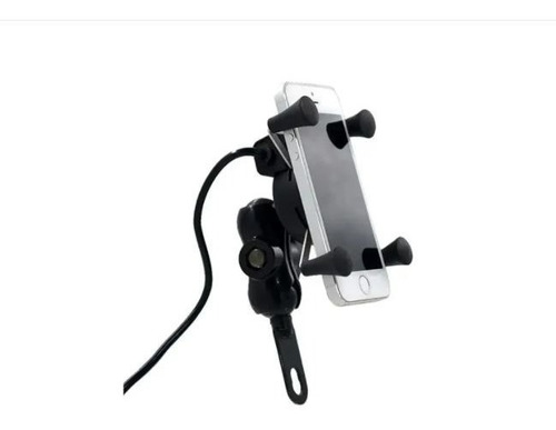 Soporte De Celular Para Moto Con Cargador Usb / Jp Ideas