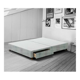 Base Aiden  Individual Haspe Gris Box Mueble Muebles Bases