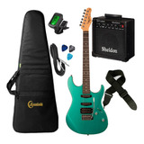Kit Guitarra Tagima Tg510 Surf Green Woodstok Tw Series