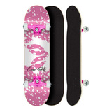 Skate Montado Profissional Cisco Feminino Splash - Abec 5