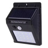 Foco 20 Led Solar Con Sensor Movimiento Exterior