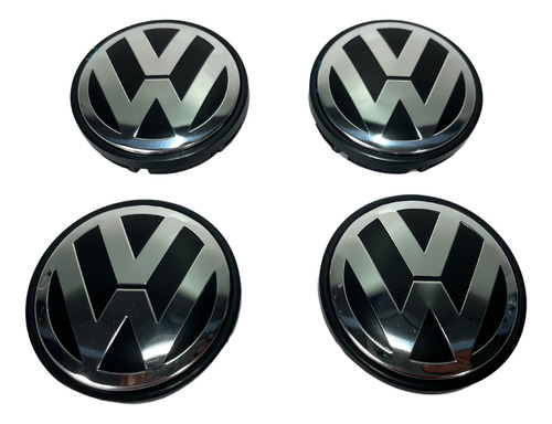 4 Centros De Rin 56mm Volkswagen Vento, Polo, Jetta, Cabrio