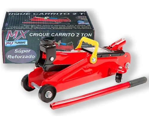 Gato Hidraulico Criket Carrito Auto 2 Tn Reforzado Premium