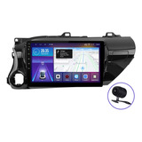 Estéreo Qled Carplay Para Toyota Hilux 2016-2022 6+128g Gps