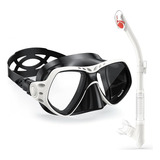 Snorkel Mascara Careta Buceo Profesional Vidrio Templado 