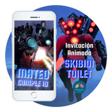 Video Invitación Animada - Skibidi Toilet