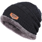 Touca Capuz Gorro Lã Inverno Pelucia Forrada Tricô