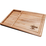 Tabla  Plato Carnes  Asado Madera 25x37cm Juego 7 Pzas