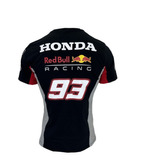 Camiseta Honda Preta 100% Algodão Moto Gp