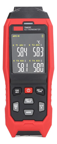 Termómetro Termopar Tipo K, Medición Precisa De 4 Canales