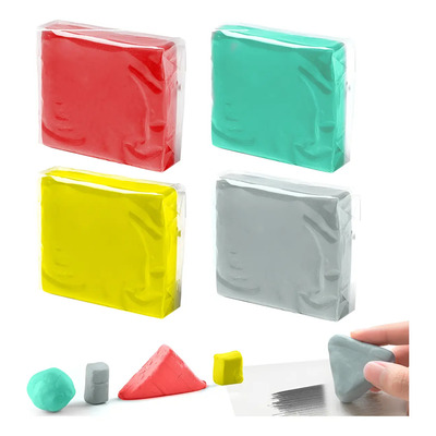 4pzs Goma Moldeable Borrador De Colores Para Arte Y Dibujo | MercadoLibre