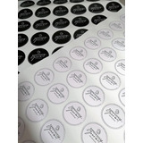 100 Etiquetas, Stickers Troqueladas Adhesivas 9cm