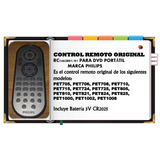 Control Remoto Rc1463801/01 Dvd Portátil Philips Original 