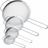 Juego De 4 Piezas Coladores Cernidores Escurridor Acero Inox