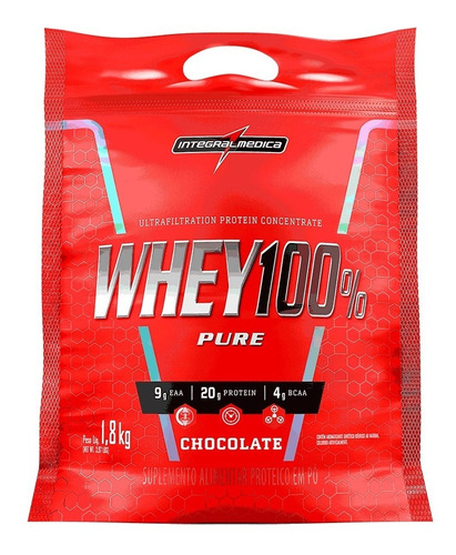 100% Whey Refil 1,8kg - Integralmedica