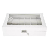 Caja De Almacenamiento De Joyas Con Soporte Para Relojes Con